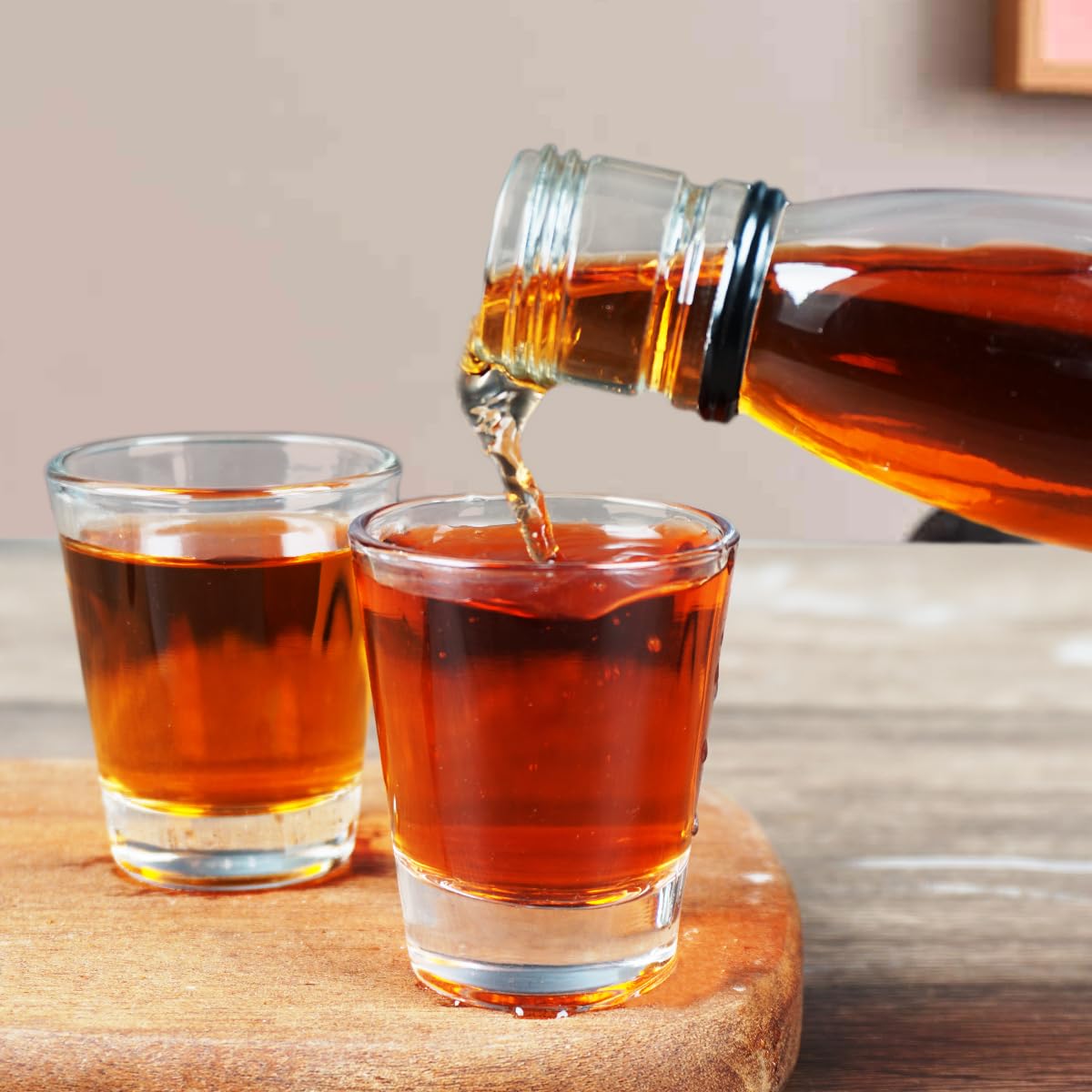 BCnmviku 1.5 oz Shot Glasses Sets with Heavy Base, Clear Shot Glass (2 Pack)