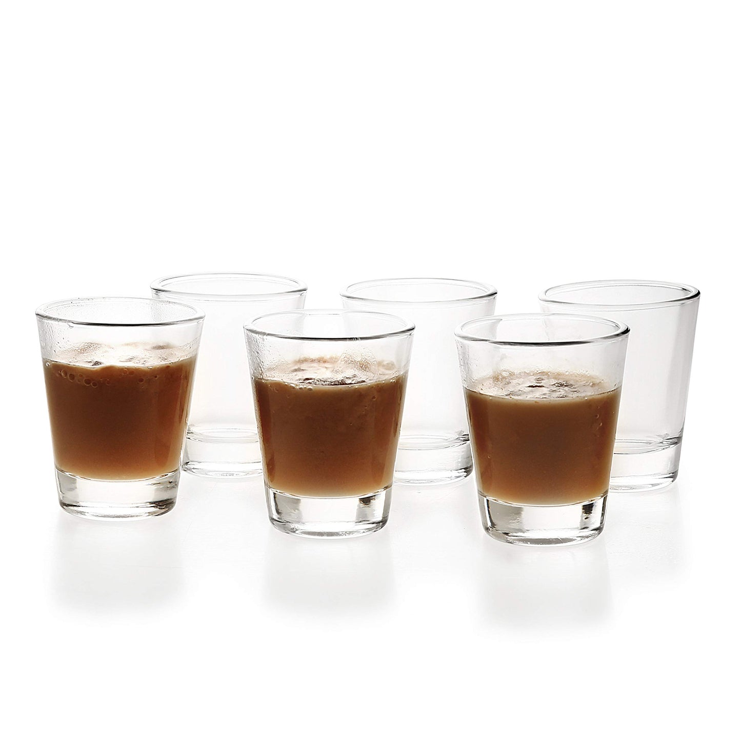 BCnmviku 1.5 oz Shot Glasses Sets with Heavy Base, Clear Shot Glass (2 Pack)