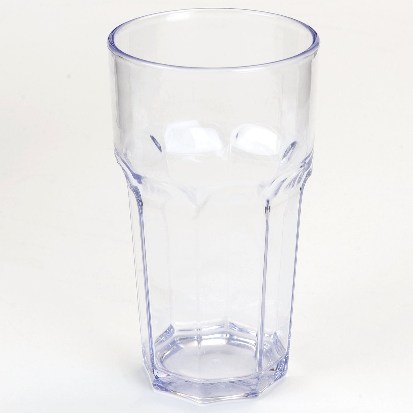 Carlisle FoodService Products Louis Clear Tumbler Short Glass for Restaurants, Catering, Kitchens, Plastic, 6 Ounces, Clear