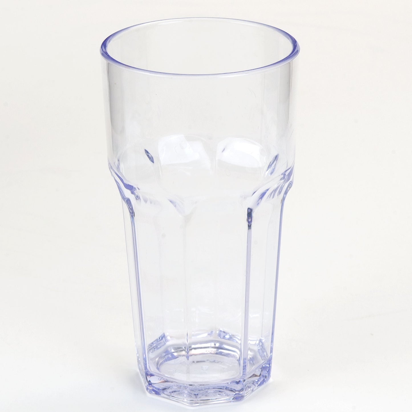 Carlisle FoodService Products Louis Clear Tumbler Short Glass for Restaurants, Catering, Kitchens, Plastic, 6 Ounces, Clear