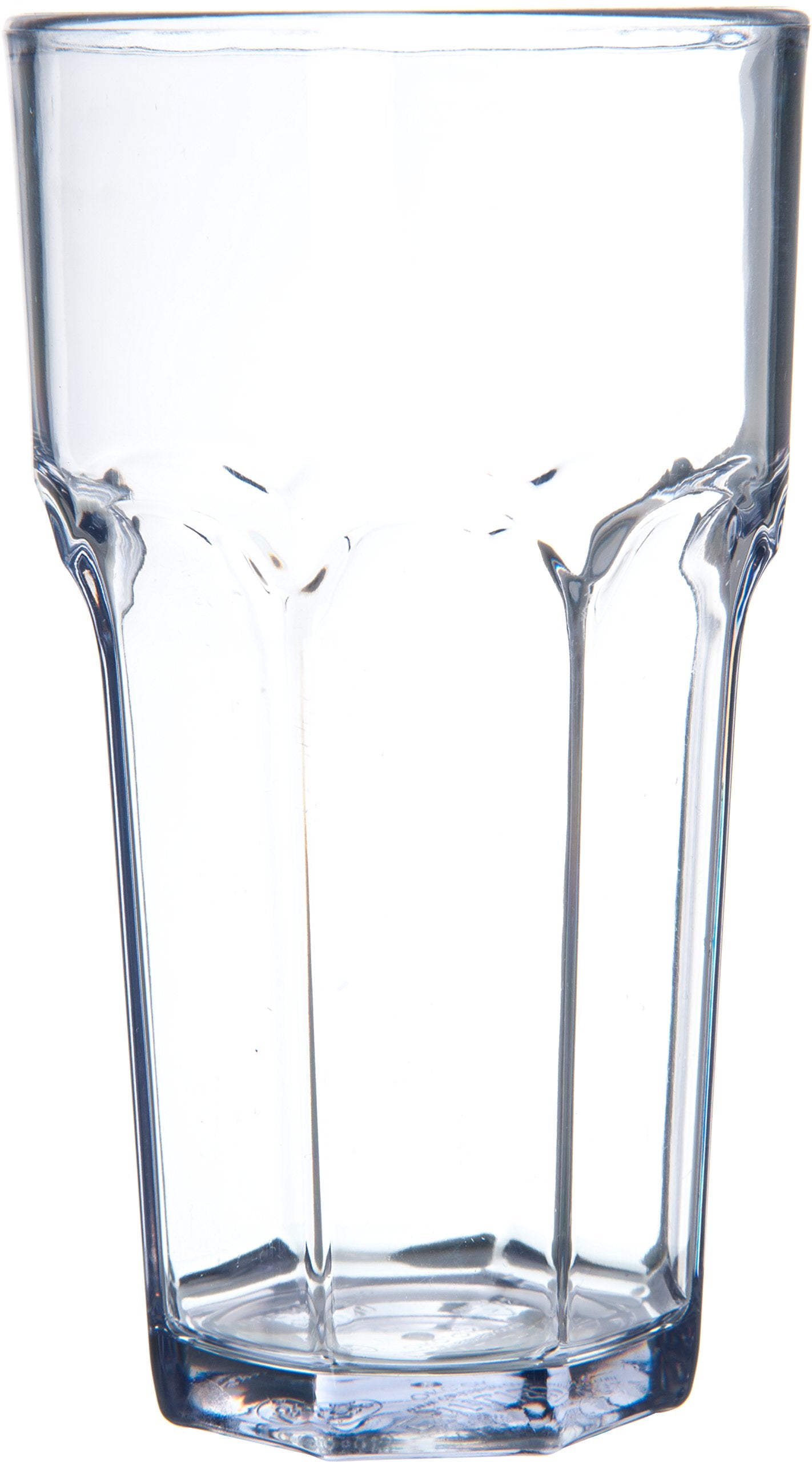 Carlisle FoodService Products Louis Clear Tumbler Short Glass for Restaurants, Catering, Kitchens, Plastic, 6 Ounces, Clear