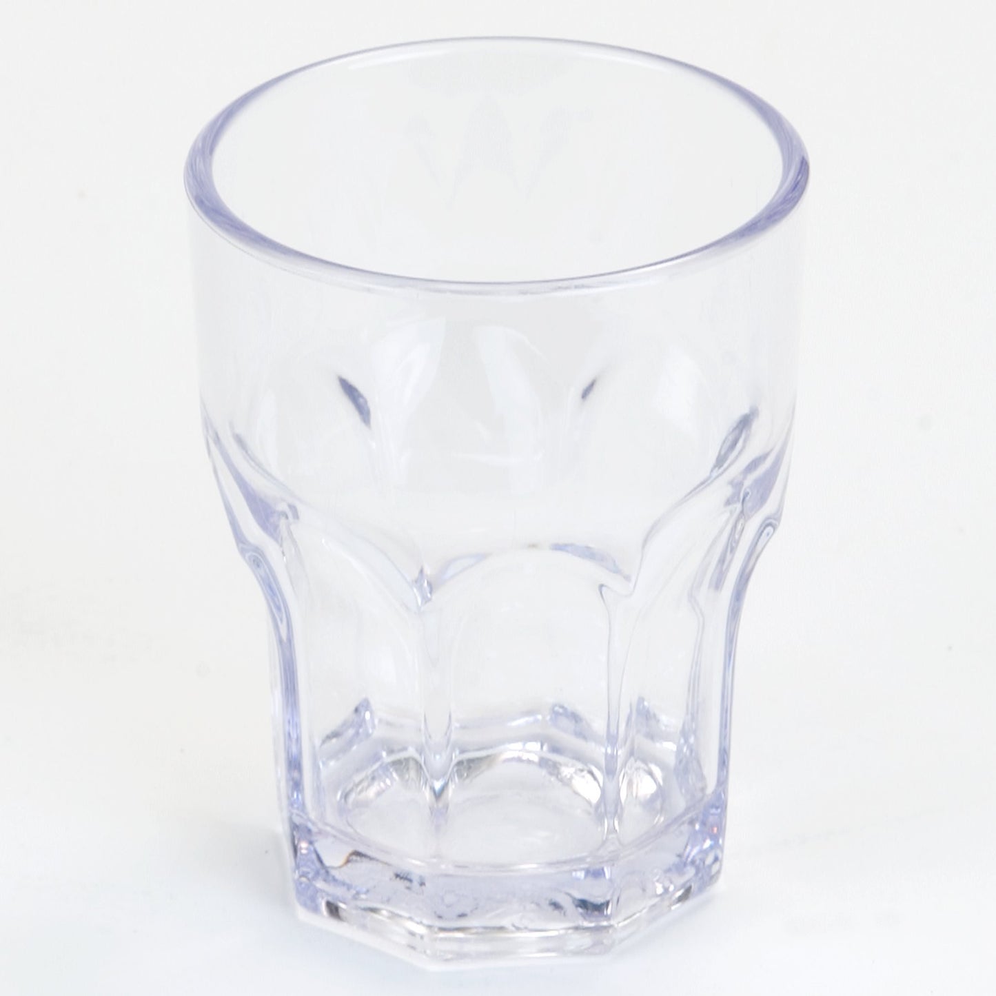 Carlisle FoodService Products Louis Clear Tumbler Short Glass for Restaurants, Catering, Kitchens, Plastic, 6 Ounces, Clear