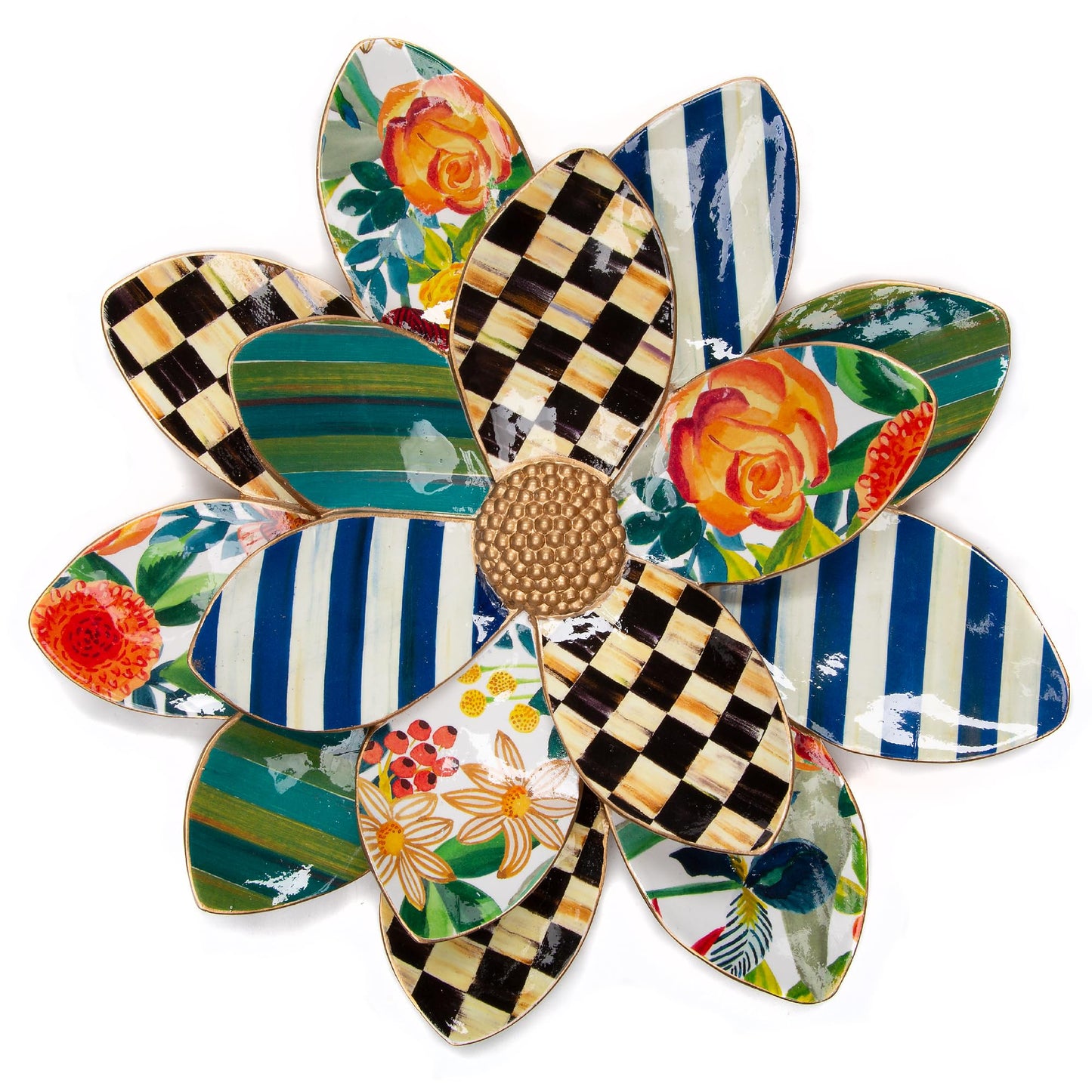 MACKENZIE-CHILDS Wallflower, Hanging Floral Wall Decor, Medium