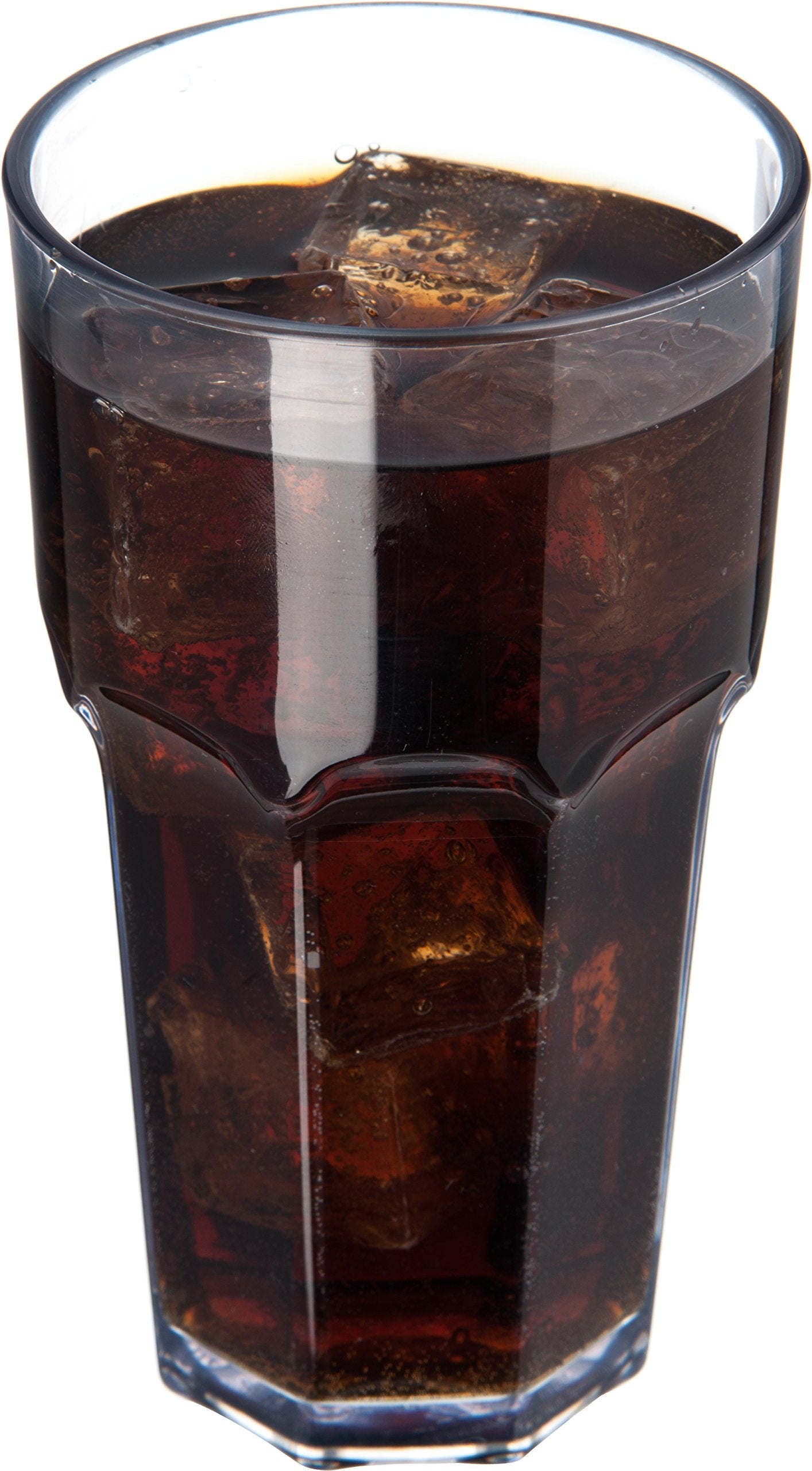 Carlisle FoodService Products Louis Clear Tumbler Short Glass for Restaurants, Catering, Kitchens, Plastic, 6 Ounces, Clear