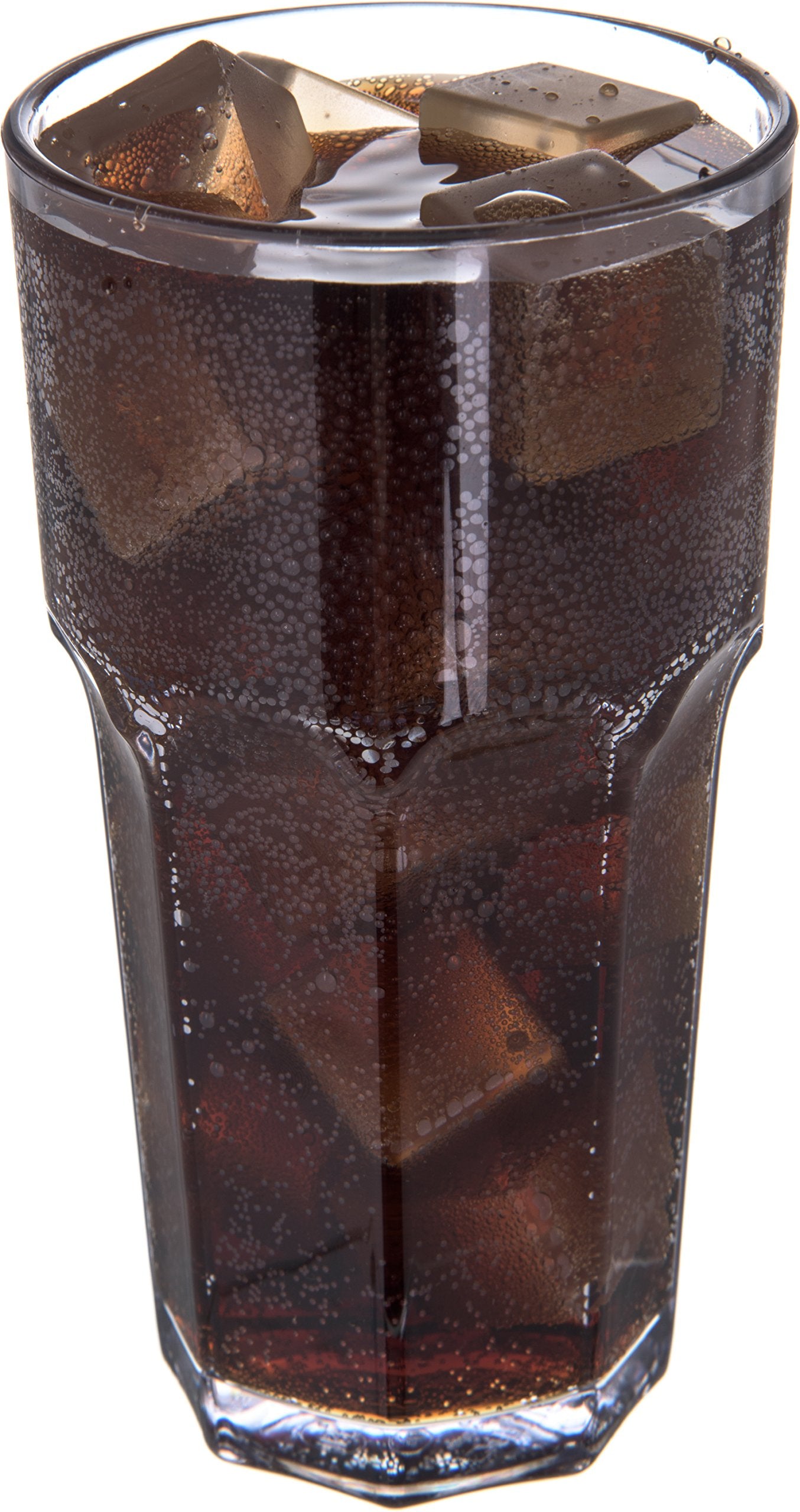 Carlisle FoodService Products Louis Clear Tumbler Short Glass for Restaurants, Catering, Kitchens, Plastic, 6 Ounces, Clear